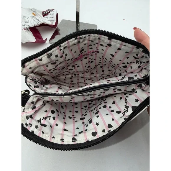 Luv Betsey by Betsey Johnson Unicorn Striped Crossbody Bag with Unicorn Charm - Picture 8 of 9